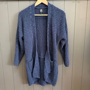 Bobeau Women’s Blue Cardigan Size Small With Pockets